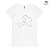 ASColour Ladies 'Bevel' V-Neck Tshirt Thumbnail