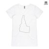 ASColour Ladies 'Bevel' V-Neck Tshirt Thumbnail