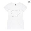 ASColour Ladies 'Bevel' V-Neck Tshirt Thumbnail
