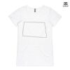ASColour Ladies 'Bevel' V-Neck Tshirt Thumbnail