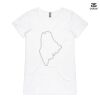 ASColour Ladies 'Bevel' V-Neck Tshirt Thumbnail
