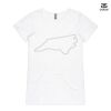 ASColour Ladies 'Bevel' V-Neck Tshirt Thumbnail