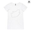 ASColour Ladies 'Bevel' V-Neck Tshirt Thumbnail