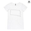 ASColour Ladies 'Bevel' V-Neck Tshirt Thumbnail