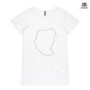 ASColour Ladies 'Bevel' V-Neck Tshirt Thumbnail