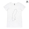 ASColour Ladies 'Bevel' V-Neck Tshirt Thumbnail