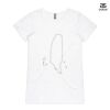 ASColour Ladies 'Bevel' V-Neck Tshirt Thumbnail