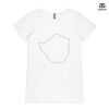 ASColour Ladies 'Bevel' V-Neck Tshirt Thumbnail