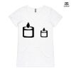 ASColour Ladies 'Bevel' V-Neck Tshirt Thumbnail