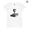 ASColour Ladies 'Bevel' V-Neck Tshirt Thumbnail