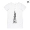ASColour Ladies 'Bevel' V-Neck Tshirt Thumbnail