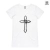 ASColour Ladies 'Bevel' V-Neck Tshirt Thumbnail