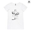 ASColour Ladies 'Bevel' V-Neck Tshirt Thumbnail
