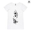 ASColour Ladies 'Bevel' V-Neck Tshirt Thumbnail