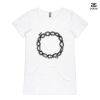 ASColour Ladies 'Bevel' V-Neck Tshirt Thumbnail