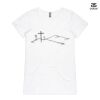 ASColour Ladies 'Bevel' V-Neck Tshirt Thumbnail