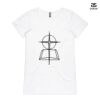ASColour Ladies 'Bevel' V-Neck Tshirt Thumbnail