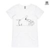 ASColour Ladies 'Bevel' V-Neck Tshirt Thumbnail
