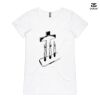 ASColour Ladies 'Bevel' V-Neck Tshirt Thumbnail