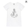 ASColour Ladies 'Bevel' V-Neck Tshirt Thumbnail