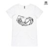 ASColour Ladies 'Bevel' V-Neck Tshirt Thumbnail