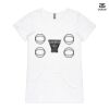 ASColour Ladies 'Bevel' V-Neck Tshirt Thumbnail