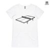 ASColour Ladies 'Bevel' V-Neck Tshirt Thumbnail
