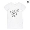 ASColour Ladies 'Bevel' V-Neck Tshirt Thumbnail