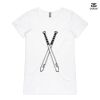 ASColour Ladies 'Bevel' V-Neck Tshirt Thumbnail