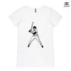 ASColour Ladies 'Bevel' V-Neck Tshirt Thumbnail