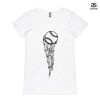 ASColour Ladies 'Bevel' V-Neck Tshirt Thumbnail
