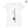 ASColour Ladies 'Bevel' V-Neck Tshirt Thumbnail