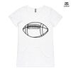 ASColour Ladies 'Bevel' V-Neck Tshirt Thumbnail