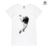 ASColour Ladies 'Bevel' V-Neck Tshirt Thumbnail