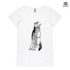 ASColour Ladies 'Bevel' V-Neck Tshirt Thumbnail
