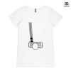 ASColour Ladies 'Bevel' V-Neck Tshirt Thumbnail