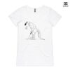 ASColour Ladies 'Bevel' V-Neck Tshirt Thumbnail