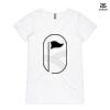 ASColour Ladies 'Bevel' V-Neck Tshirt Thumbnail