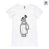 ASColour Ladies 'Bevel' V-Neck Tshirt Thumbnail