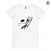 ASColour Ladies 'Bevel' V-Neck Tshirt Thumbnail