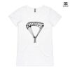 ASColour Ladies 'Bevel' V-Neck Tshirt Thumbnail
