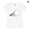 ASColour Ladies 'Bevel' V-Neck Tshirt Thumbnail