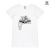 ASColour Ladies 'Bevel' V-Neck Tshirt Thumbnail