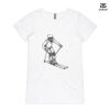 ASColour Ladies 'Bevel' V-Neck Tshirt Thumbnail