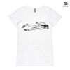 ASColour Ladies 'Bevel' V-Neck Tshirt Thumbnail