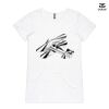 ASColour Ladies 'Bevel' V-Neck Tshirt Thumbnail