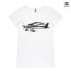 ASColour Ladies 'Bevel' V-Neck Tshirt Thumbnail