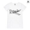 ASColour Ladies 'Bevel' V-Neck Tshirt Thumbnail
