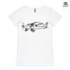 ASColour Ladies 'Bevel' V-Neck Tshirt Thumbnail