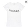 ASColour Ladies 'Bevel' V-Neck Tshirt Thumbnail